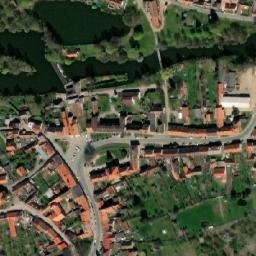 Satellite imagery of [Mirotice] church t., CZ