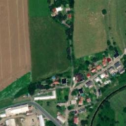 Satellite imagery of Dřevohostice] castle t., CZ