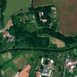 Satellite imagery of Dřevohostice] castle t., CZ