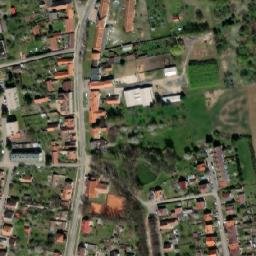Satellite imagery of [Mirotice] church t., CZ