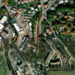 Satellite imagery of [Pelhřimov] church outlook t., CZ