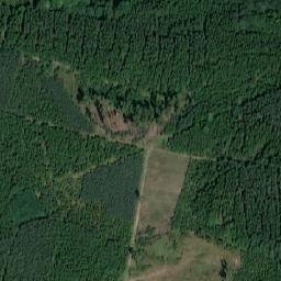 Satellite imagery of [Drhovice] former barracks chimney, CZ