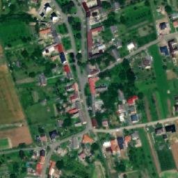 Satellite imagery of [Dřevohostice] church t., CZ