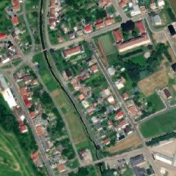 Satellite imagery of [Dřevohostice] belfry, CZ