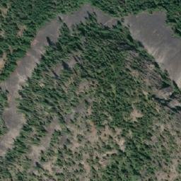 Satellite imagery of Hedges Butte, CA