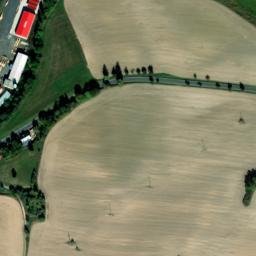 Satellite imagery of [Trhanov] church t., CZ