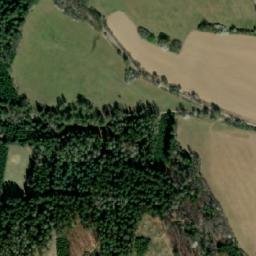 Satellite imagery of [Myslív] church t., CZ