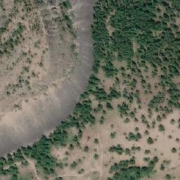 Satellite imagery of Hedges Butte, CA