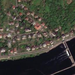 Satellite imagery of Villa Charlottenberg. Home of Christian Carl Josias von Bunsen (1791–1860), DE