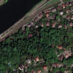 Satellite imagery of Villa Charlottenberg. Home of Christian Carl Josias von Bunsen (1791–1860), DE