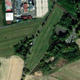 Satellite imagery of [Trhanov] church t., CZ