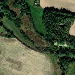 Satellite imagery of [Trhanov] church t., CZ