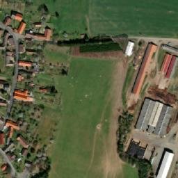 Satellite imagery of [Myslív] church t., CZ