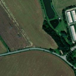 Satellite imagery of [Beňov] church t., CZ