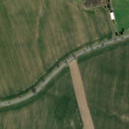 Satellite imagery of [Myslív] church t., CZ