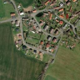 Satellite imagery of [Myslív] church t., CZ