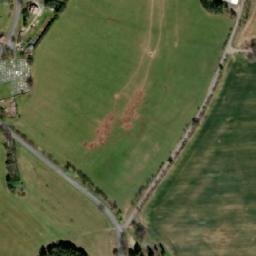 Satellite imagery of [Myslív] church t., CZ