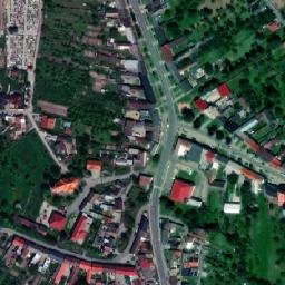 Satellite imagery of [Horní Moštěnice] church t., CZ
