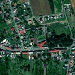 Satellite imagery of [Horní Moštěnice] church t., CZ