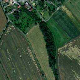 Satellite imagery of [Beňov] church t., CZ
