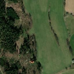 Satellite imagery of Křesovec [Škvořetice-Pacelice] church sanctus t., CZ