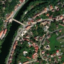 Satellite imagery of Kotnov [Tábor] burg t., CZ