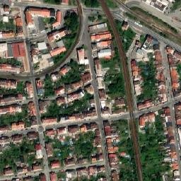 Satellite imagery of [Tábor] heat plant chimney, CZ