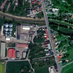Satellite imagery of [Horní Moštěnice] church t., CZ