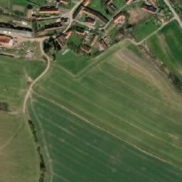 Satellite imagery of Křesovec [Škvořetice-Pacelice] church sanctus t., CZ
