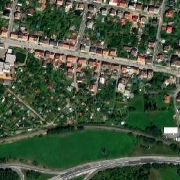 Satellite imagery of sv. Anna [Tábor - Měšice] chaple t., CZ