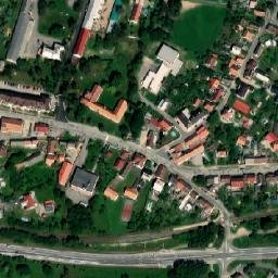 Satellite imagery of sv. Anna [Tábor - Měšice] chaple t., CZ