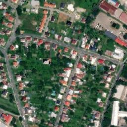 Satellite imagery of TON [Bystřice pod Hostýnem] furniture factory chimney, CZ