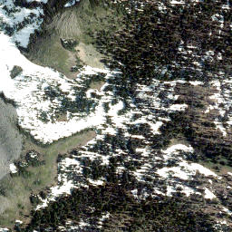 Satellite imagery of North Kootenay Pass, CA
