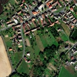 Satellite imagery of [Mrákov] church t., CZ