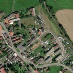 Satellite imagery of [Kout na Šumavě] church t., CZ