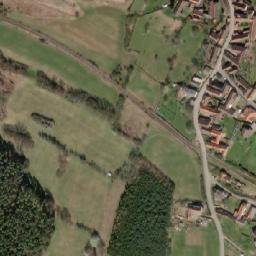 Satellite imagery of [Mačkov] brickyard chimney, CZ