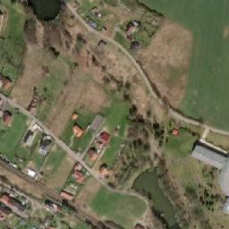 Satellite imagery of [Mačkov] brickyard chimney, CZ