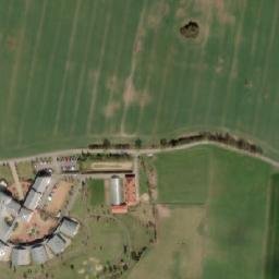 Satellite imagery of [Mačkov] brickyard chimney, CZ