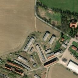 Satellite imagery of [Škvořetice] brickyard chimney, CZ