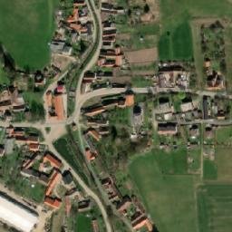 Satellite imagery of [Škvořetice] brickyard chimney, CZ