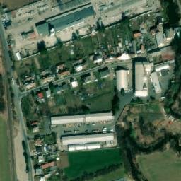 Satellite imagery of [Lobodice] church t., CZ
