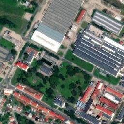 Satellite imagery of TON [Bystřice pod Hostýnem] furniture factory chimney, CZ