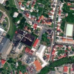 Satellite imagery of [Bystřice pod Hostýnem] church t., CZ