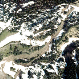 Satellite imagery of North Kootenay Pass, CA