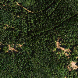 Satellite imagery of cairn, FR