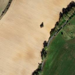 Satellite imagery of [Mrákov] church t., CZ