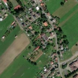 Satellite imagery of [Kout na Šumavě] church t., CZ