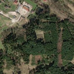 Satellite imagery of [Mačkov] brickyard chimney, CZ