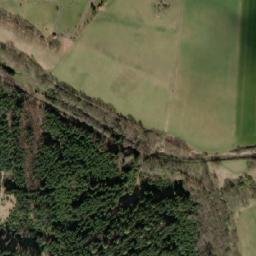 Satellite imagery of [Mačkov] brickyard chimney, CZ