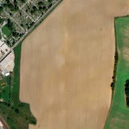 Satellite imagery of sv. Anna [Tábor - Měšice] chaple t., CZ